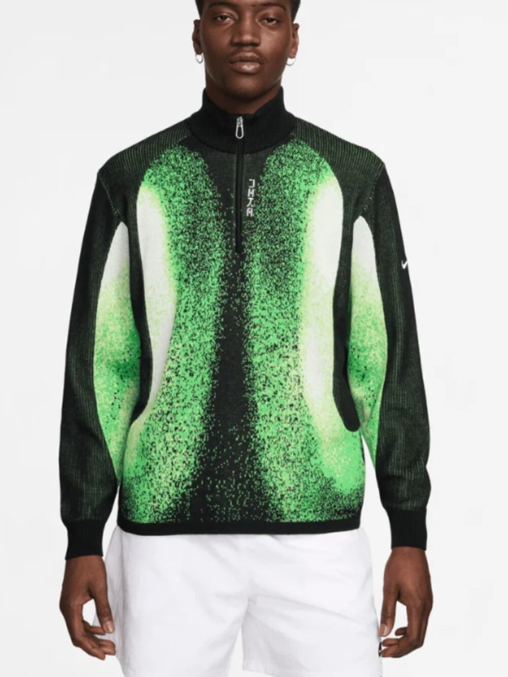 Nike Project F.R.O.G Thermo Diffuse Knit 1/4 Zip Sweater Men's Sz (L) HV1411-010